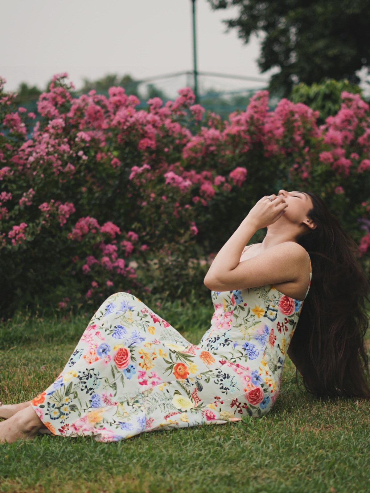 StyleUAI generated Instagram post: Riddhi wearing the Vero Moda dress